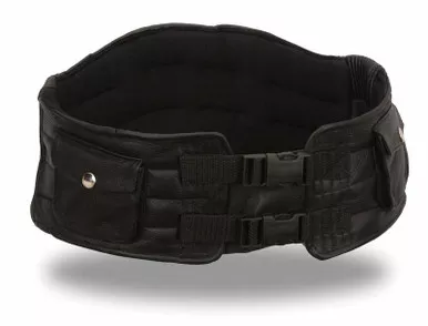 First Manufacturing Black Kidney Belt