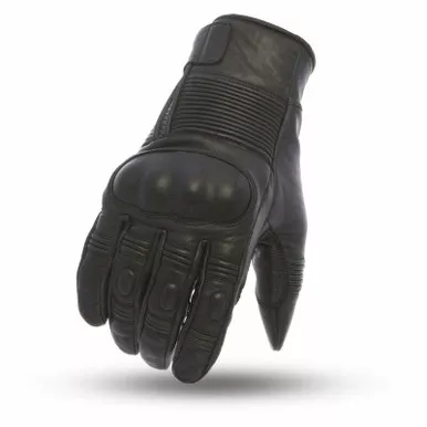 First Manufacturing Cascade Black Leather Gloves