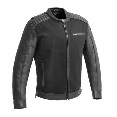 First Manufacturing Daredevil Black Twll Leather Jacket