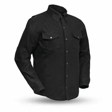First Manufacturing Equalizer Black Denim Shirt