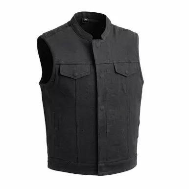 First Manufacturing Havoc Black Twill Vest