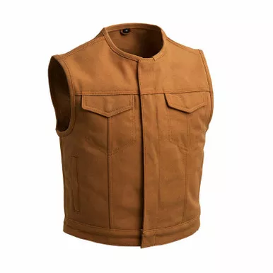 First Manufacturing Lowside Tan Canvas Vest