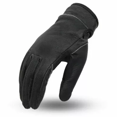 First Manufacturing Marfa Black Leather Gloves
