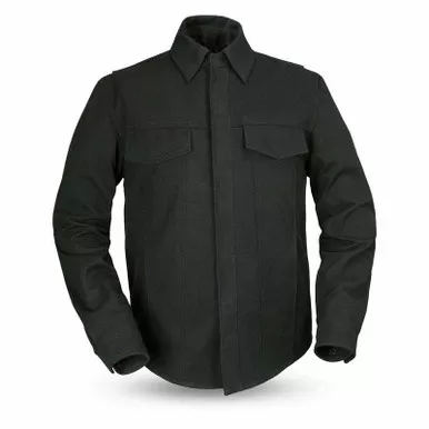 First Manufacturing Mercer Black Canvas Shirt