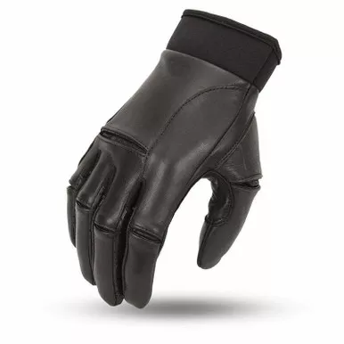 First Manufacturing Raptorex Black Leather Gloves