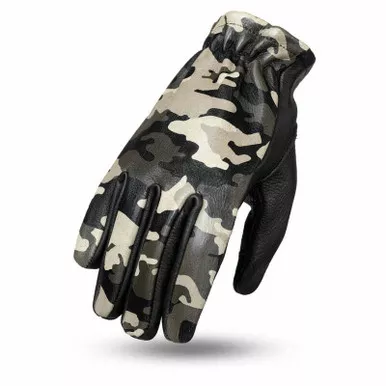 First Manufacturing Roper Womens Camo Leather Gloves