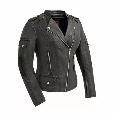First Manufacturing Tantrum Black Leather Jacket