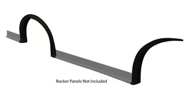 Fivestar MD3 Wheel Flares Dirt Black Right 007-261-BR