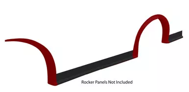 Fivestar MD3 Wheel Flares Dirt Red Left 007-261-RL