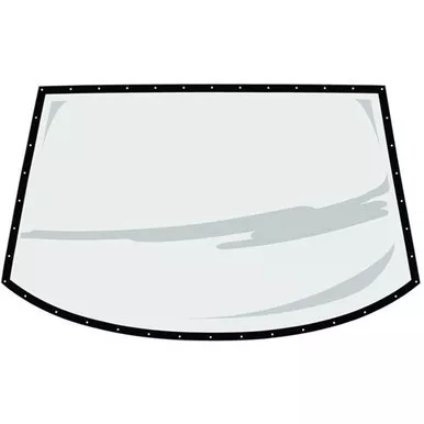 Fivestar Rear Window ABC Molded .093 w/BLK Border Coated 574-6115-3B