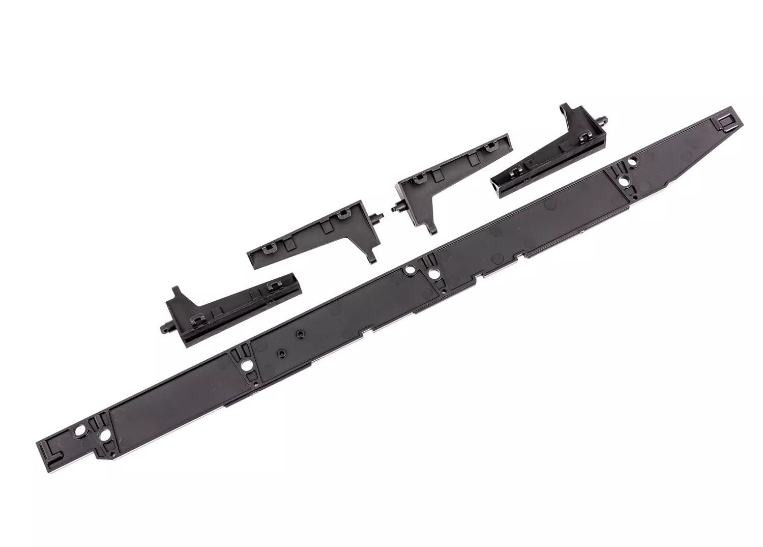 Flatbed Frame Mounts (4) & Stiffener (fits TRX-6 Ultimate RC Hauler)