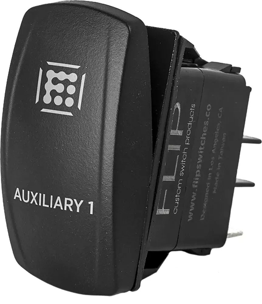 Flip Proline Rocker Switch AUX2 PRO Series Backlit - SC1-A65-AMB
