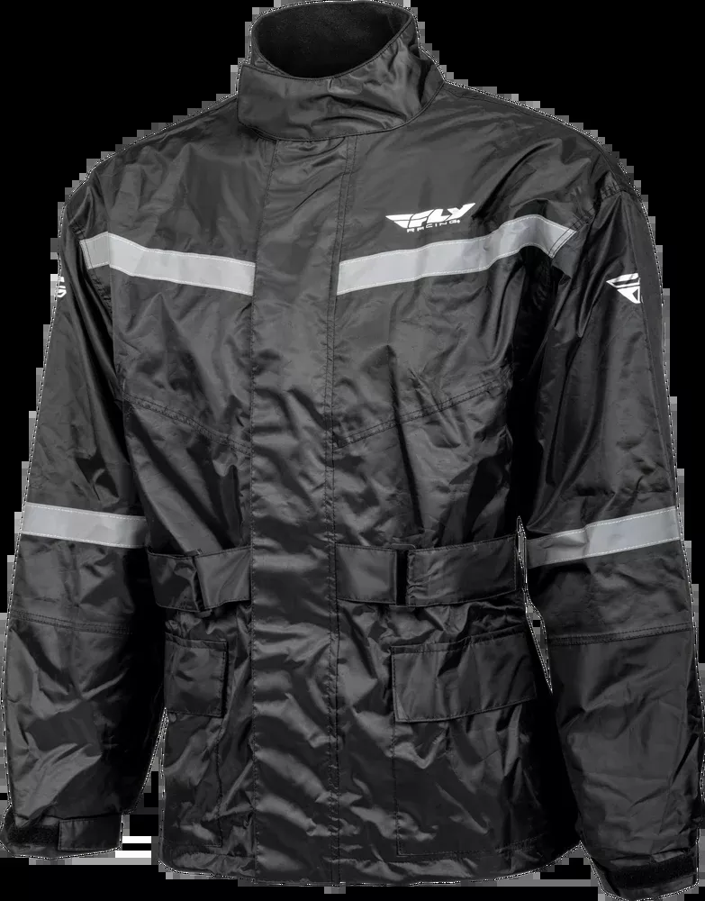 Fly Racing 2-Piece Rain Suit Black LG
