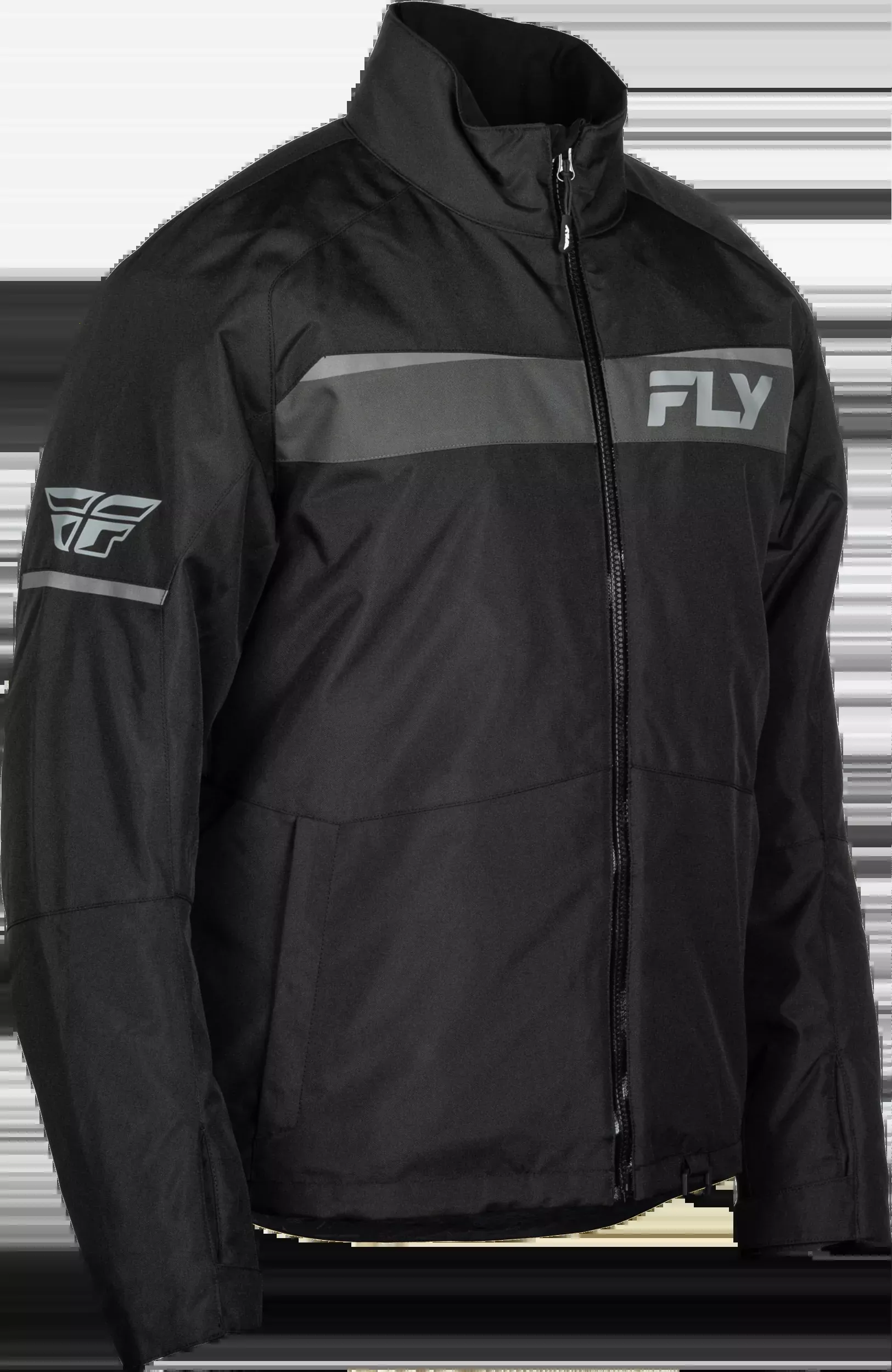 Fly Racing Aurora Jacket Black/Grey 3x-470-41253X