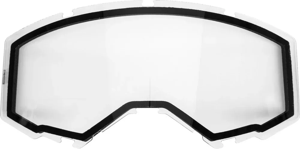 Fly Racing Dual Lens Without Vents Adult Clear - FLB-034