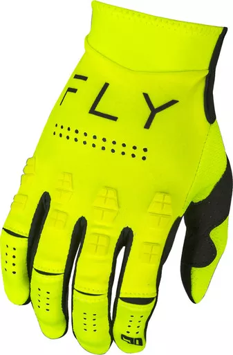 Fly Racing Evolution Dst Hi-Vis Black Gloves