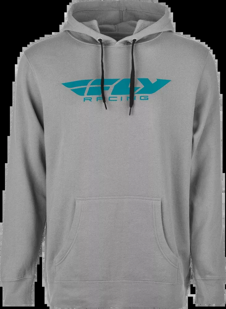 Fly Racing FLY Corporate Pullover Hoodie Grey Blue XL