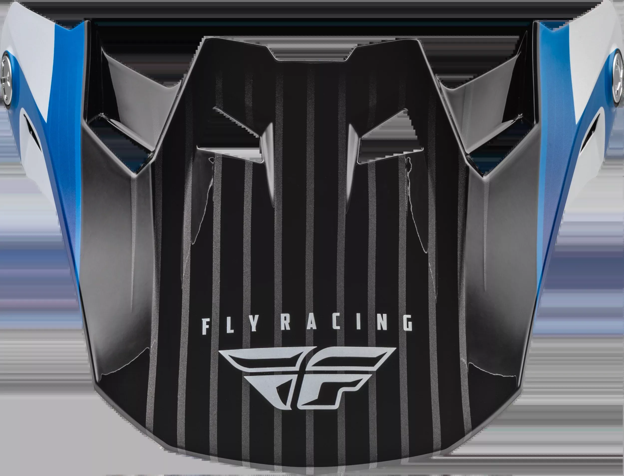 Fly Racing Formula Carbon Prime Visor Blue/White/Blue Carbon Md/Lg-73-47104M