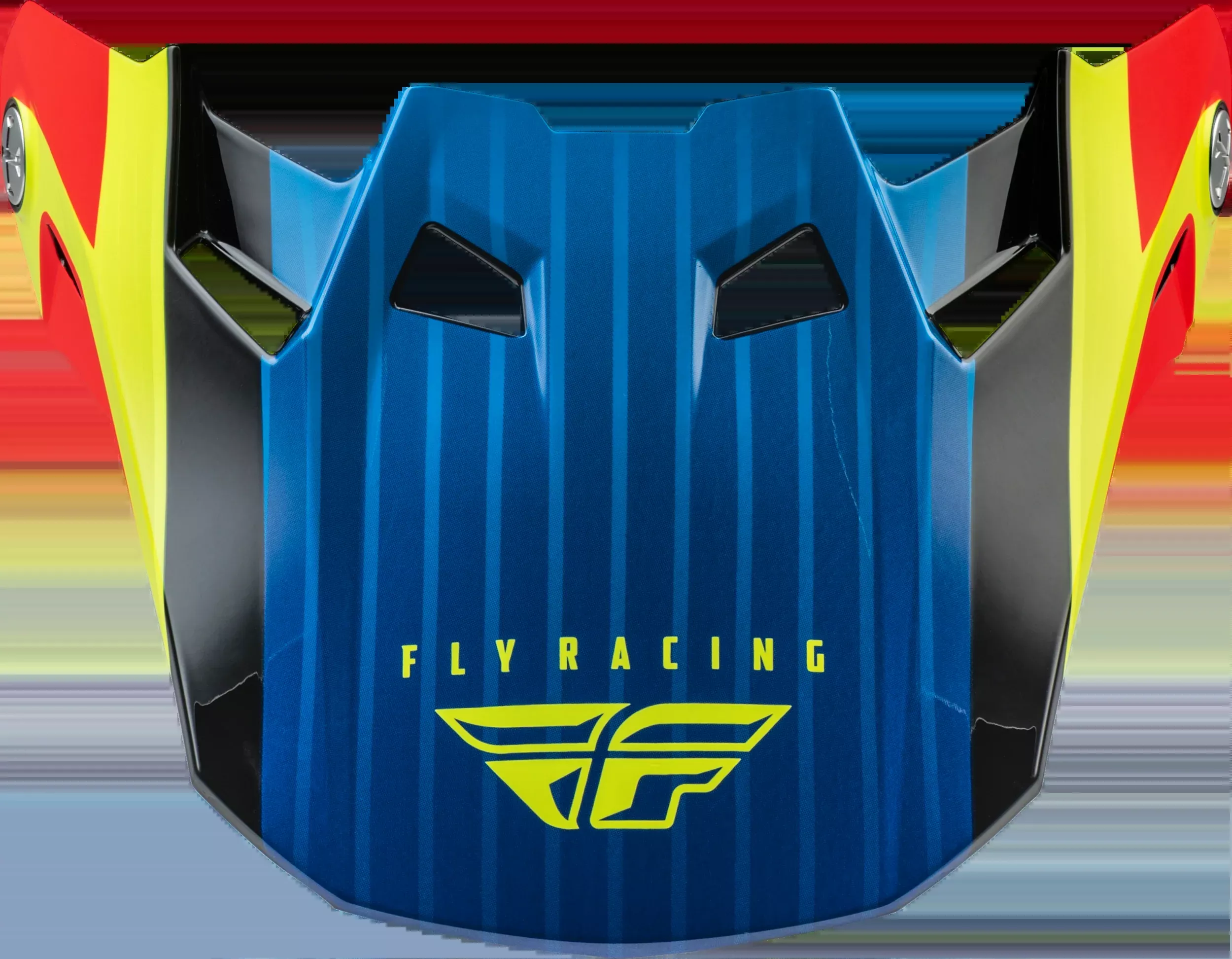 Fly Racing Formula Carbon Prime Visor Hi-Vis/Blue/Red Md/Lg-73-47102M