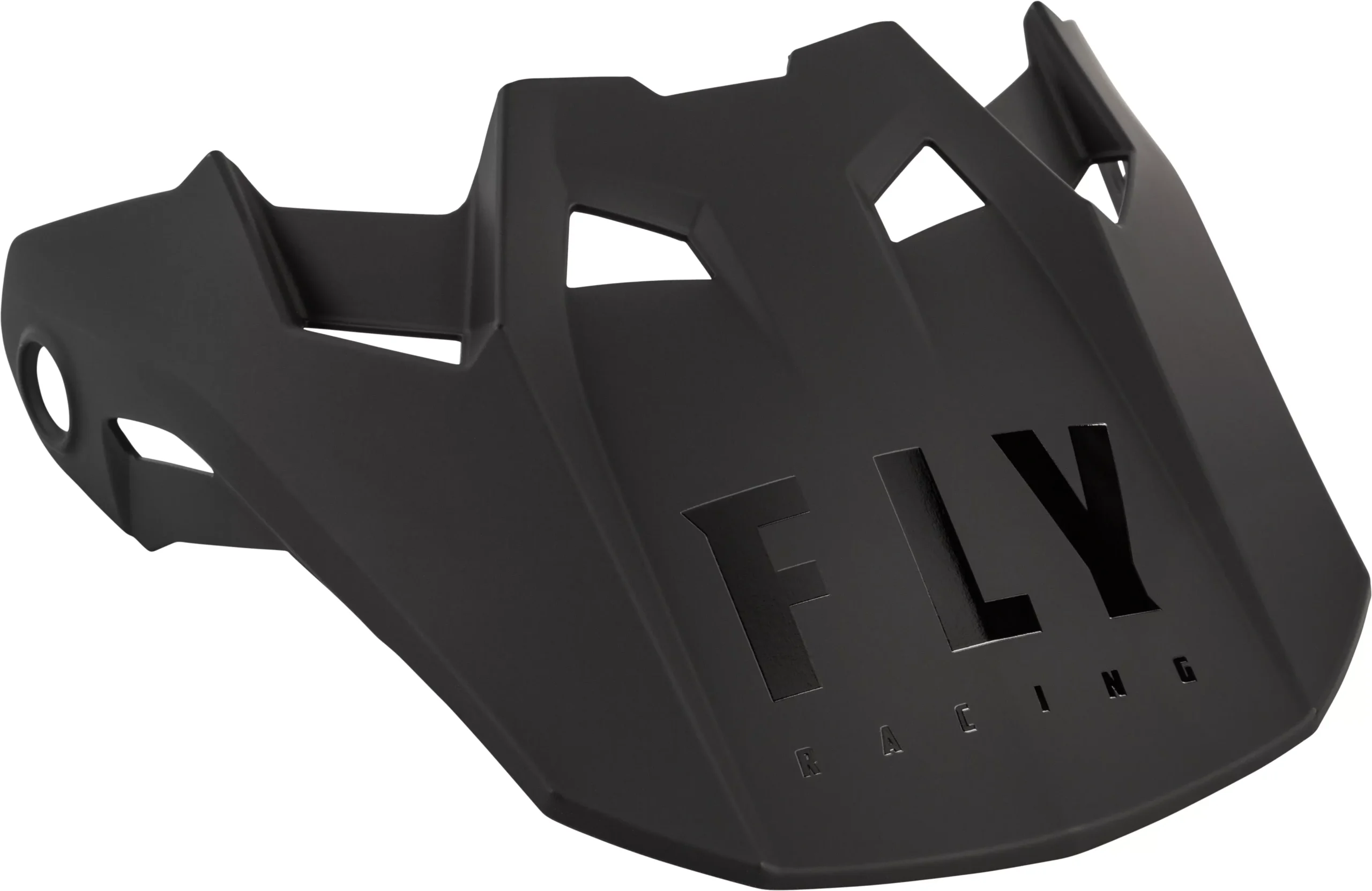 Fly Racing Formula Carbon Solid Helmet Visor Matte Black Carbon Yl-Sm-73-4728S
