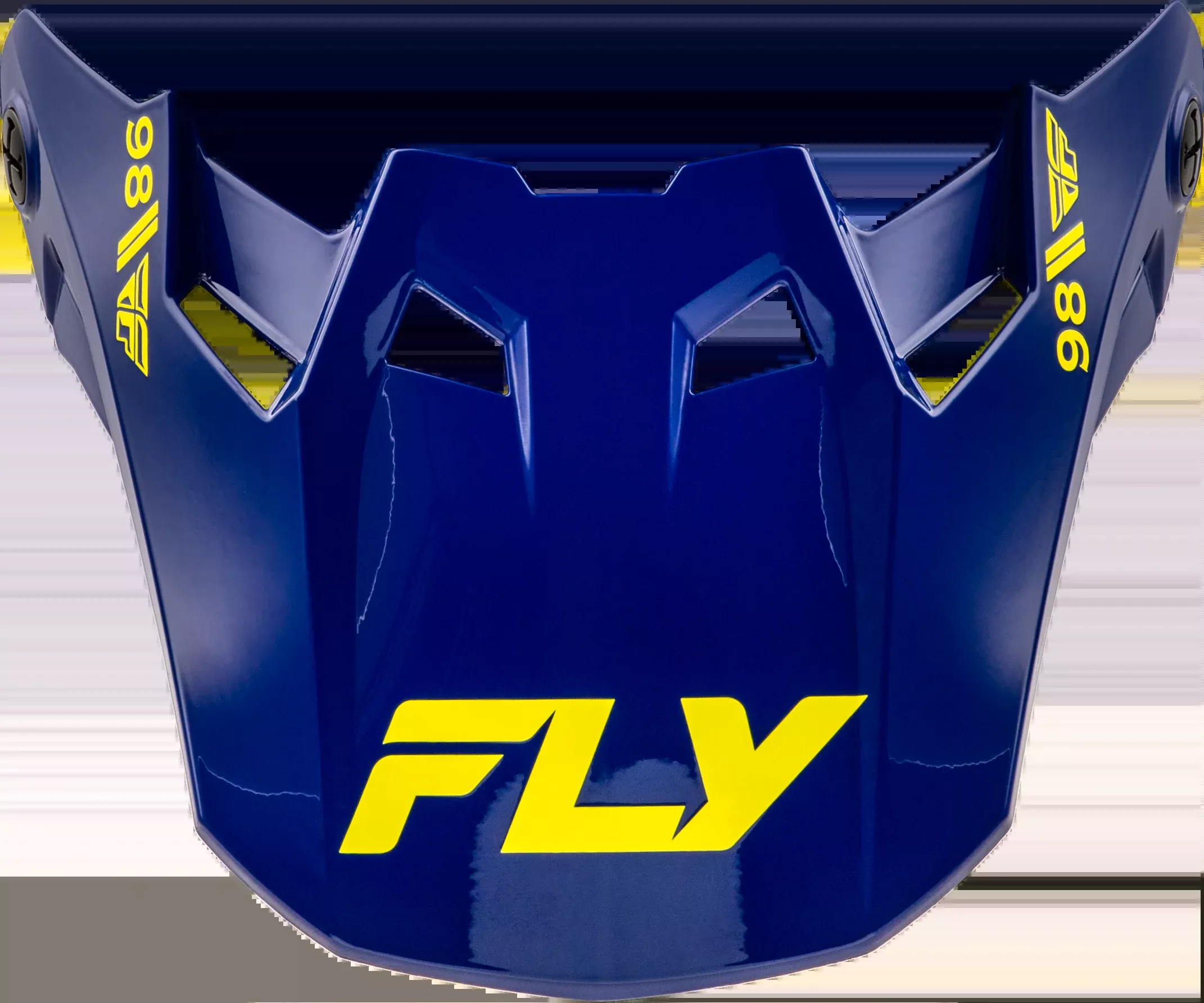 Fly Racing Formula Cc Objective Visor Navy/Yellow Md/Lg-73-4359