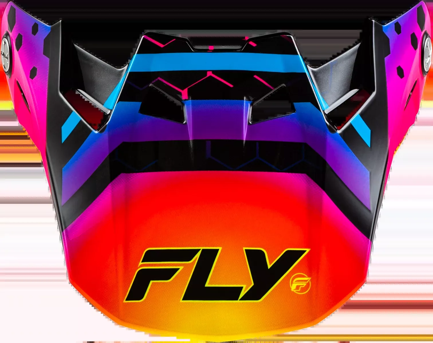 Fly Racing Formula Cc Tektonic Visor Black/Sunset Xl/2x-73-4342