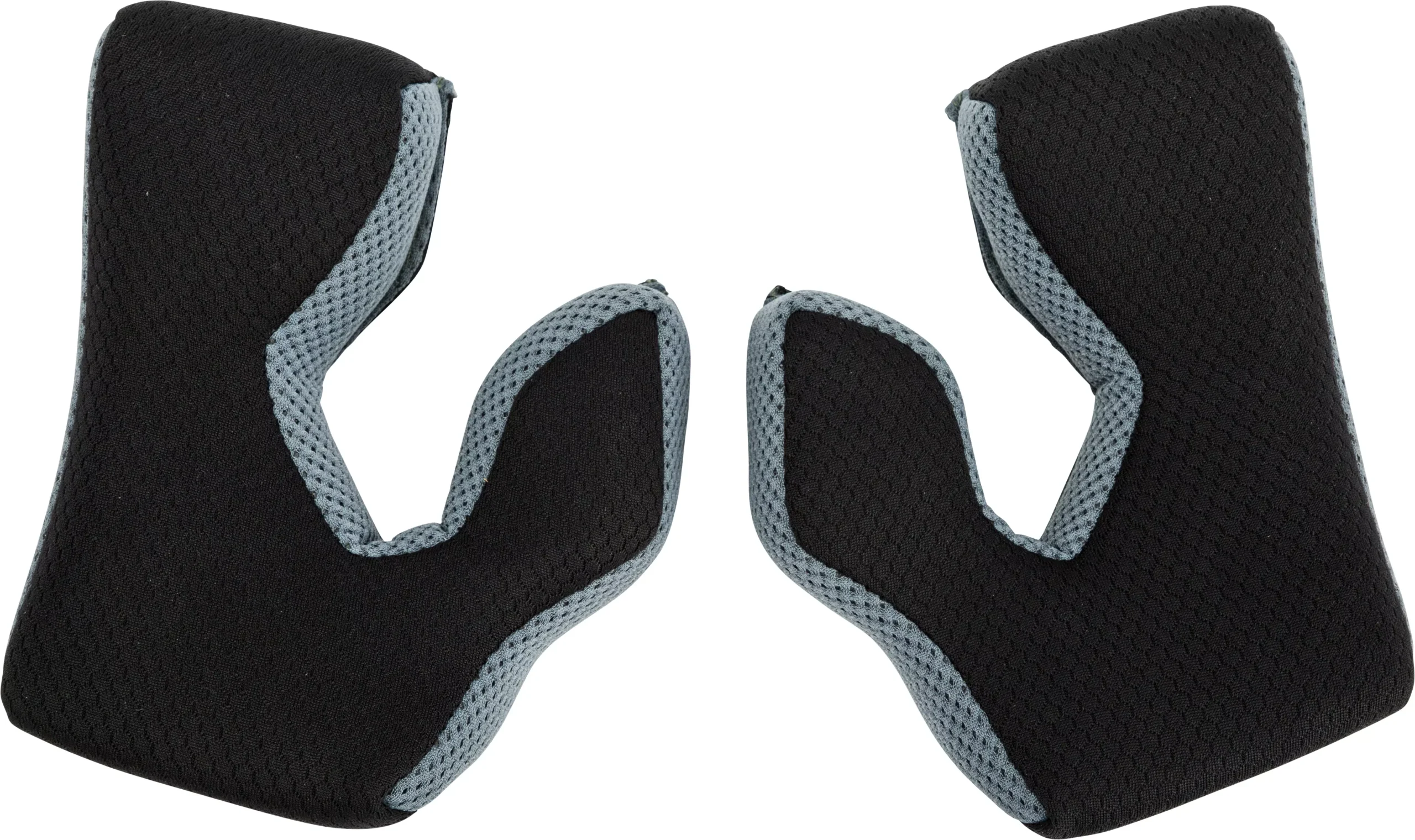 Fly Racing Formula Cheek Pad Black/Cool Grey Lg 35mm-73-47221L