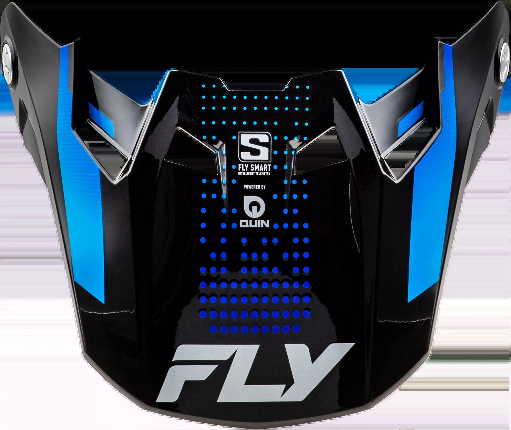 Fly Racing Formula S Carbn Protocol Visor Black Carbon/Blue Xl/2x-73-4477