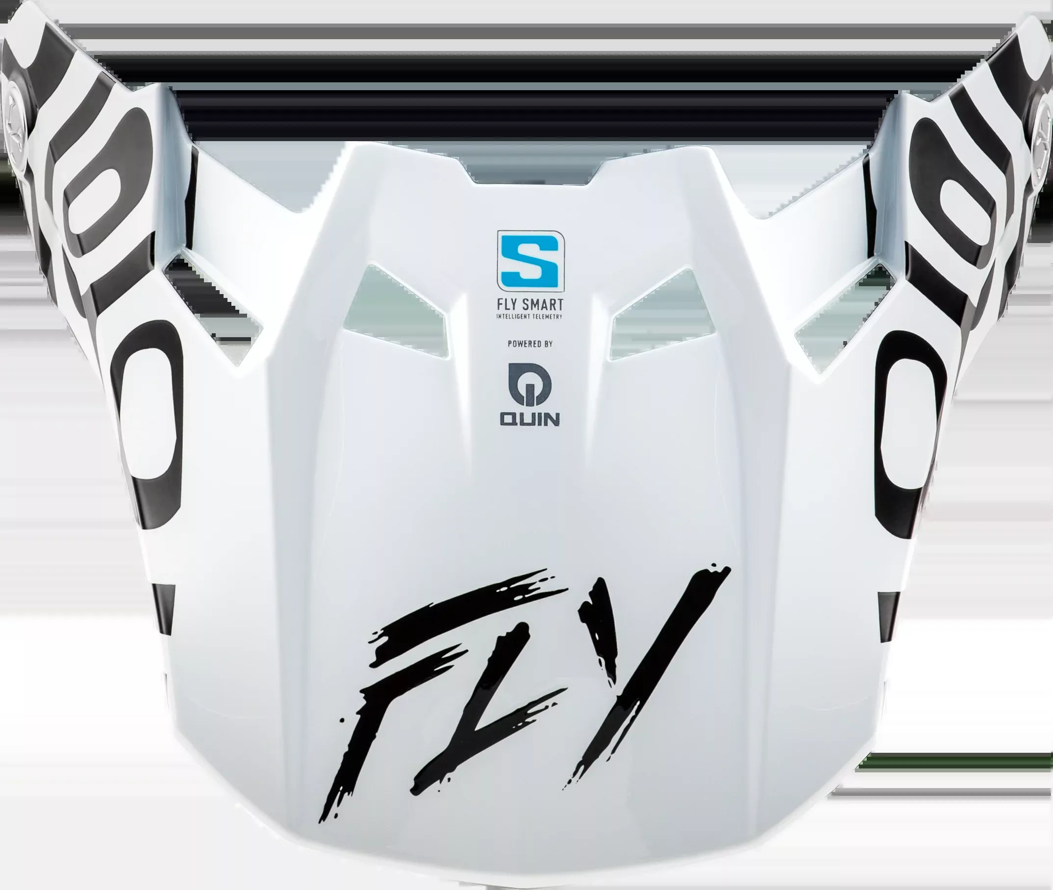 Fly Racing Formula S Carbon Abyss Visor White/Black Md/Lg-73-4485