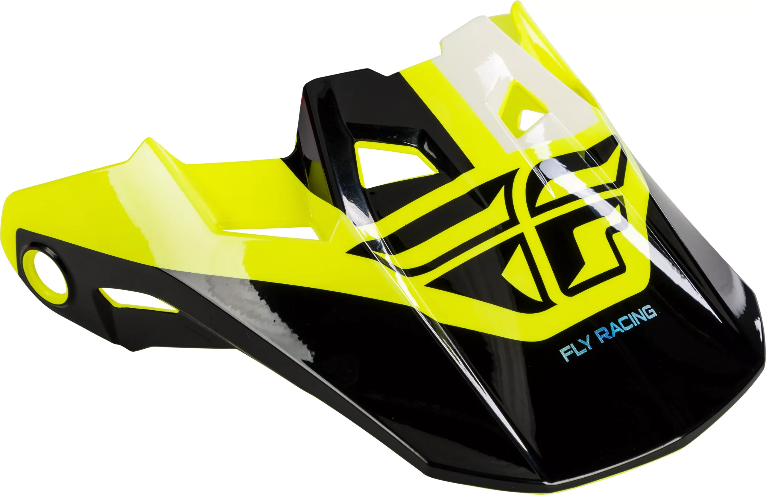 Fly Racing Formula Visor Black/Hi-Vis Md-Lg-73-47204M
