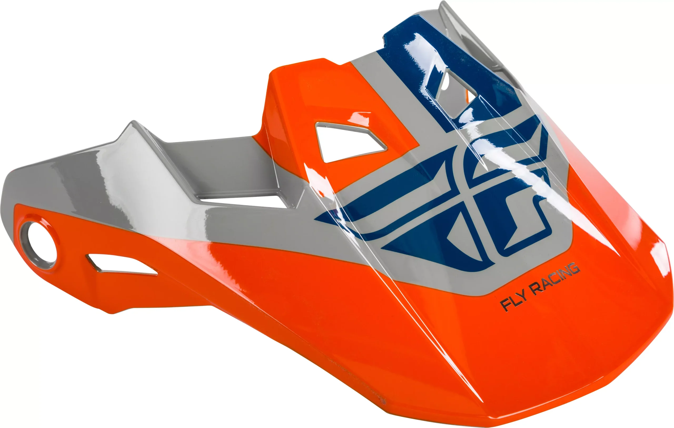 Fly Racing Formula Visor Grey/Orange/Blue Xl-2x-73-47205X