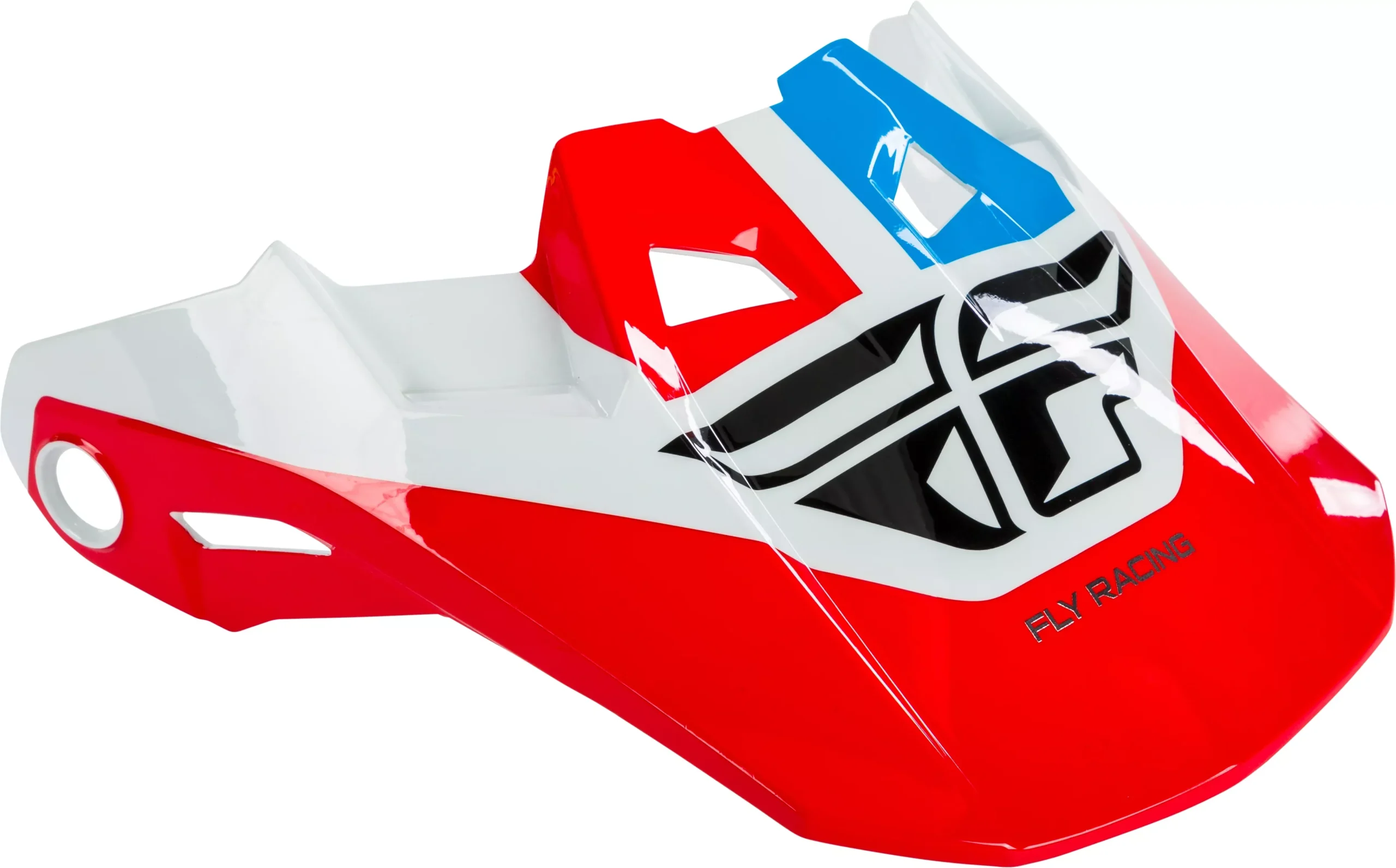 Fly Racing Formula Visor Red/White/Blue Yl-Sm-73-47203S