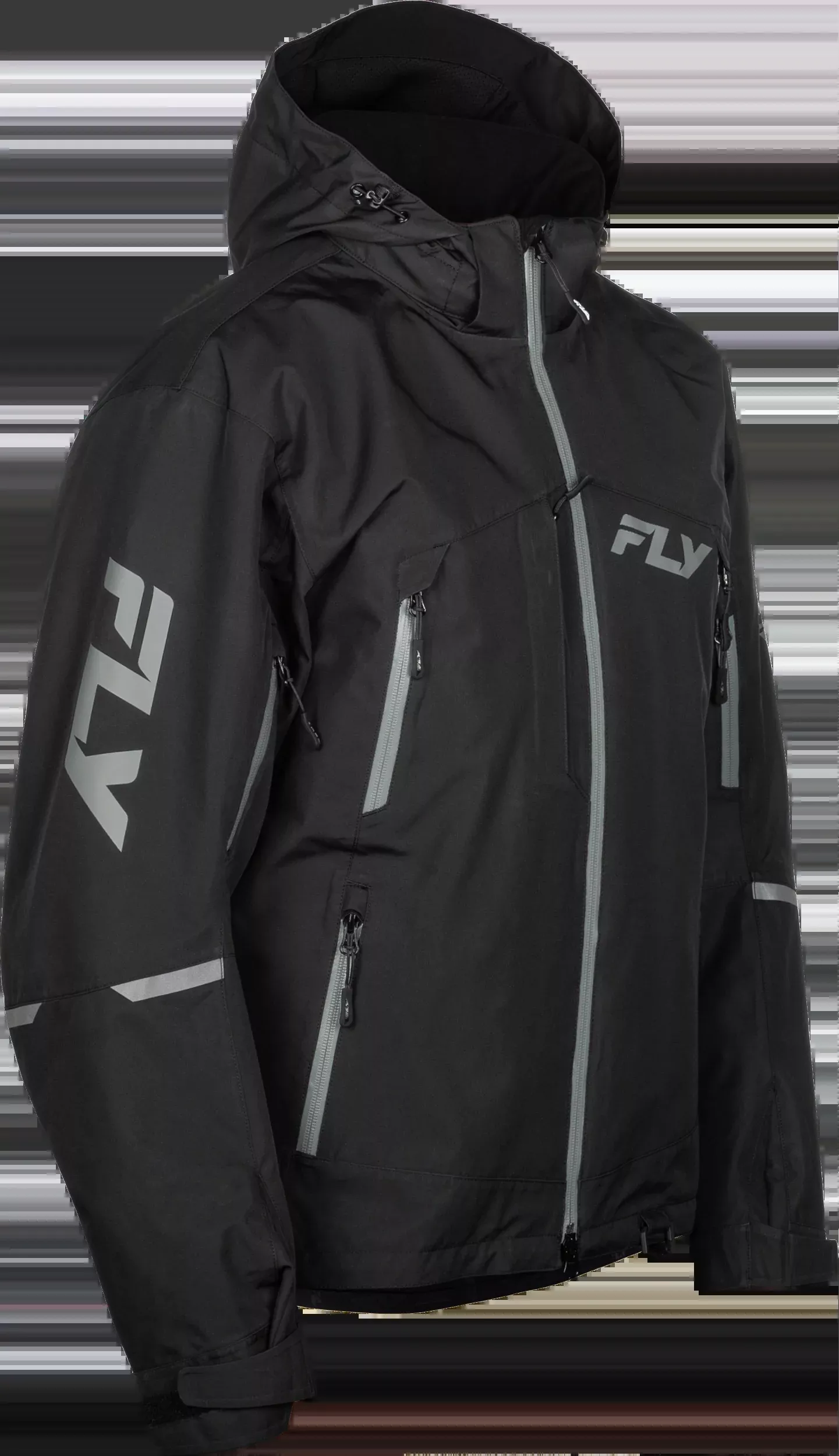 Fly Racing Incline Jacket Black/Grey Sm-470-4106S