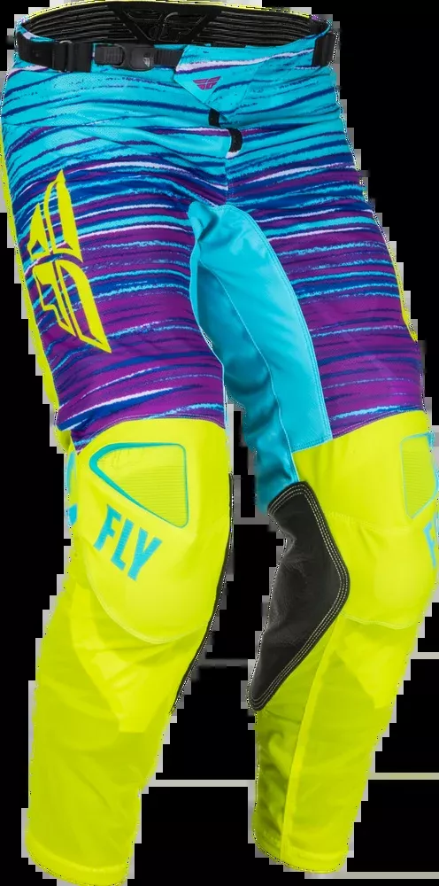 Fly Racing Kinetic Mesh L.E. Pants HI-VIS Blue Magenta SZ 30