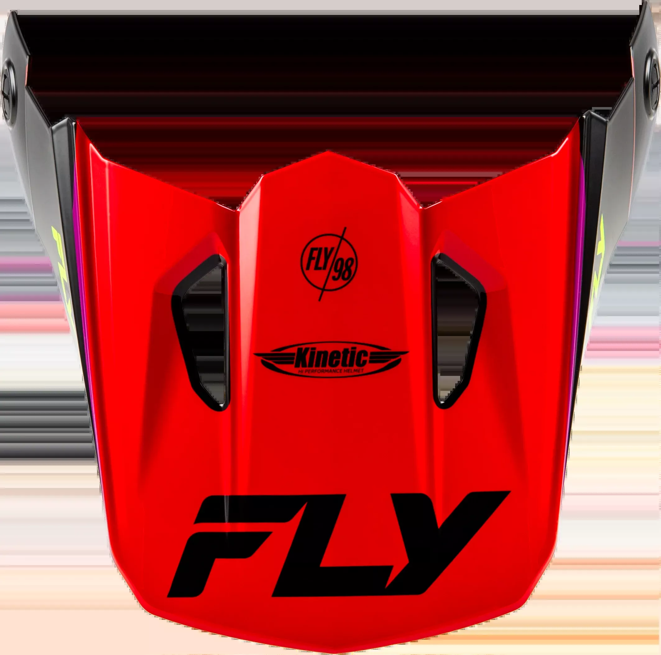 Fly Racing Kinetic Rally Helmet Visor Red/Black/White Md/Lg-73-8694