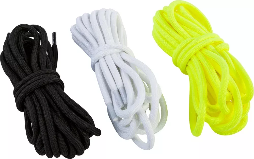 Fly Racing Marker Boot Laces Black HI-VIS White 3/PR