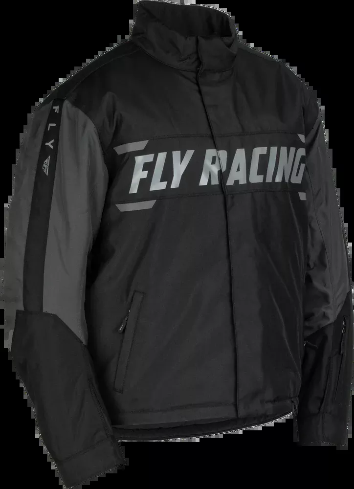 Fly Racing Outpost Jacket Black Grey 5X
