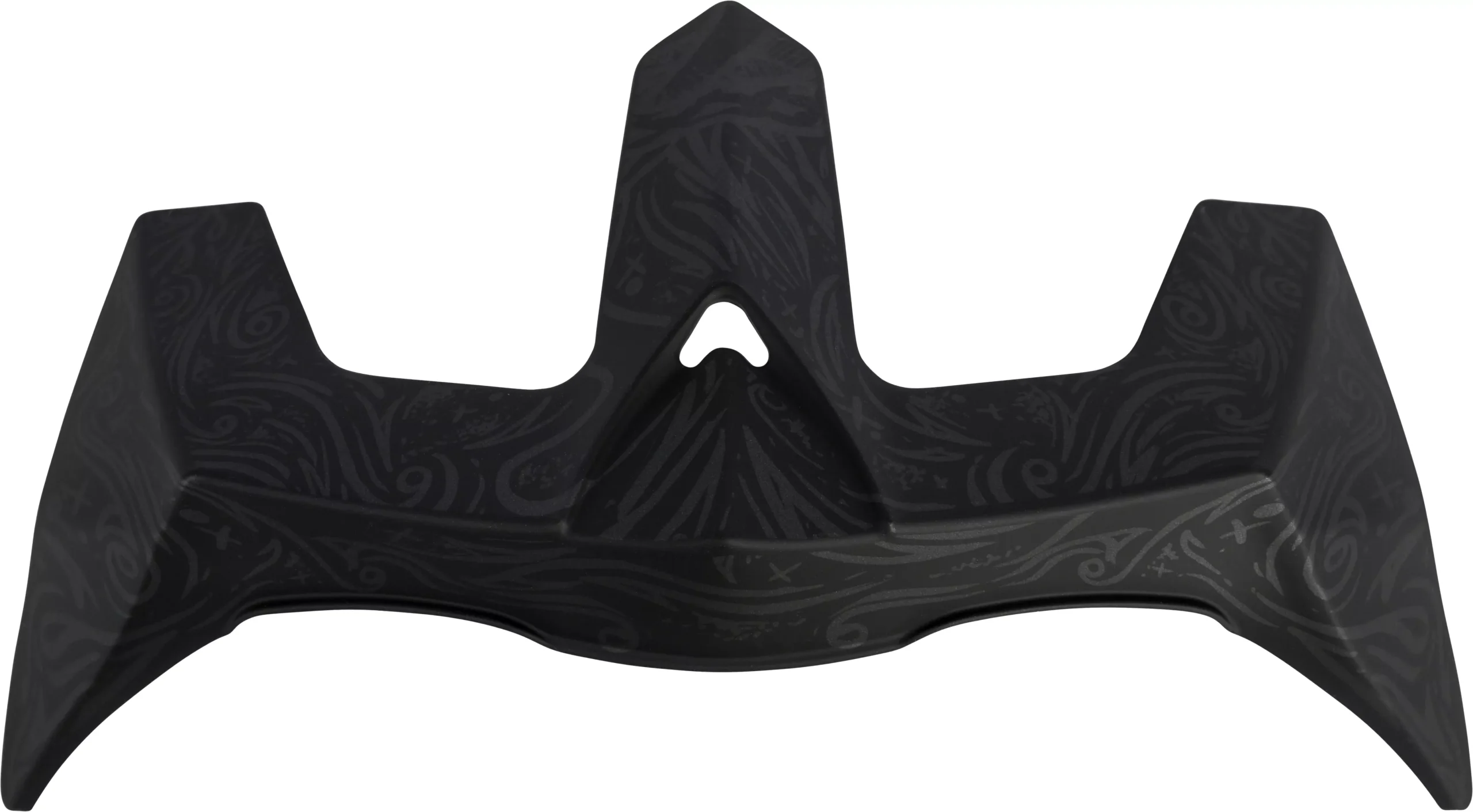 Fly Racing Revolt Rear Spoiler Ink & Needle Matte Black-73-88452