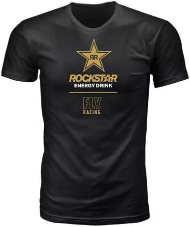 Fly Racing Rockstar Black Gold Shirt