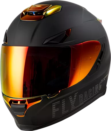 Fly Racing Sentinel Recon ECE 22.06 Matte Black Fire Chrome Helmet