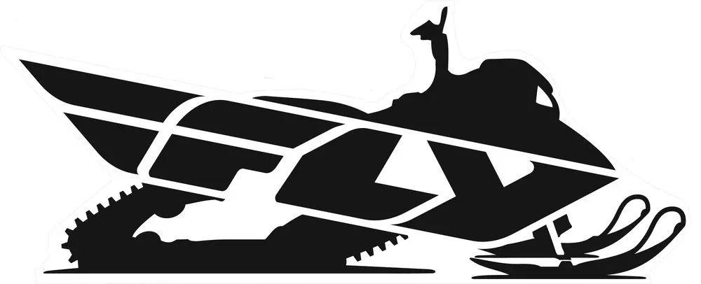 Fly Racing Snow Trailer Sticker 45″ – FLY SNOW 45″ TRAILER
