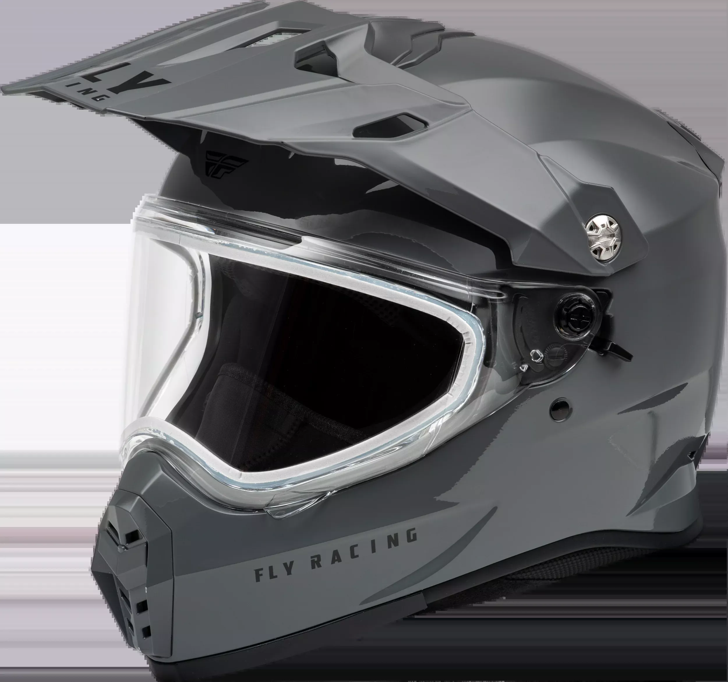 Fly Racing Trekker Cw Solid Helmet Dual Shld Grey Sm-73-31363S