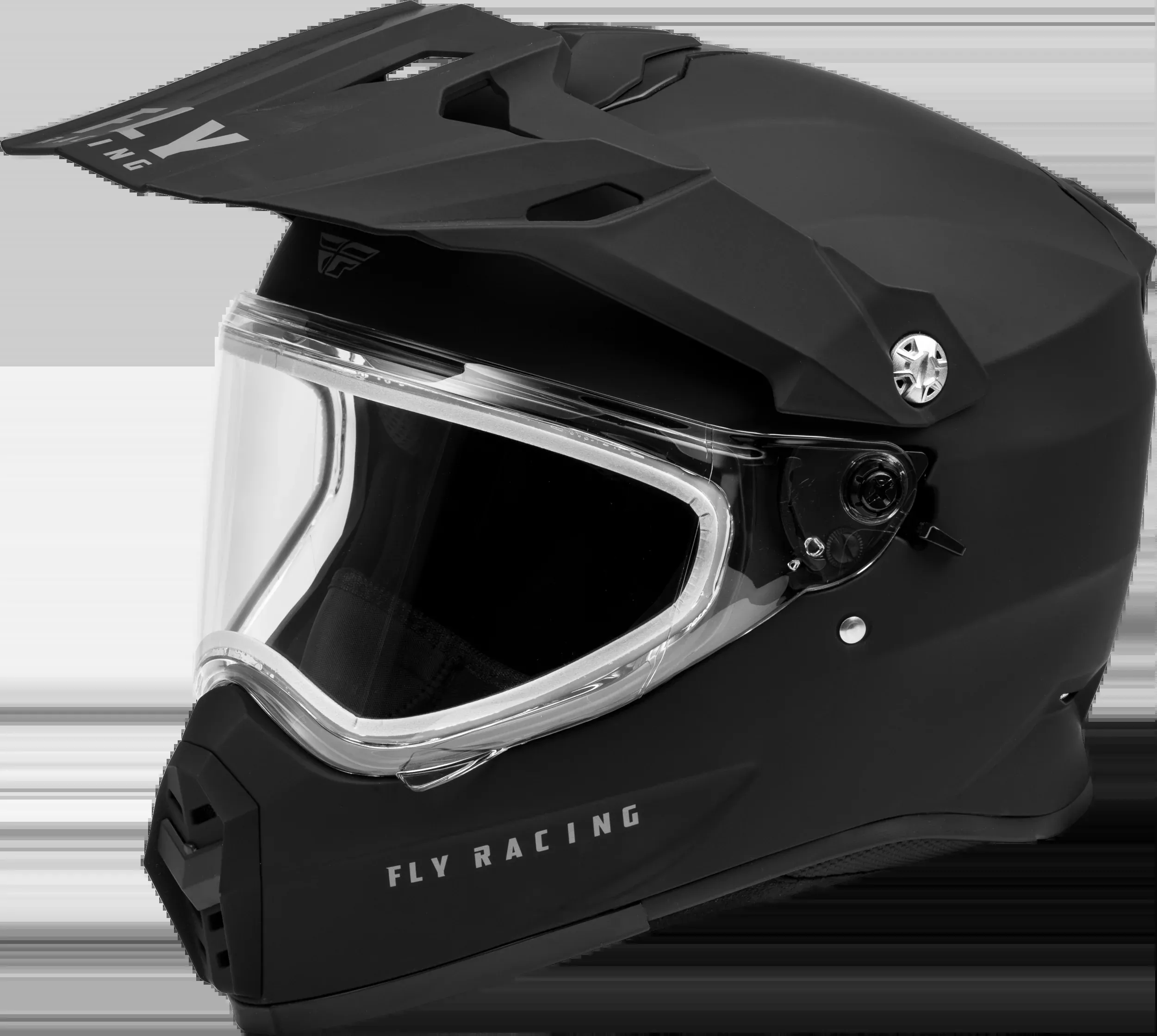 Fly Racing Trekker Cw Solid Helmet Dual Shld Matte Black Sm-73-31364S