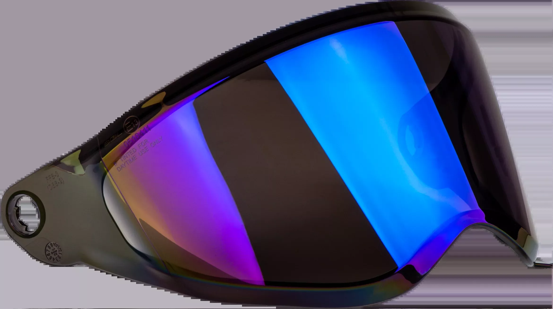 Fly Racing Trekker Helmet Face Shield Blue Iridium-73-88553