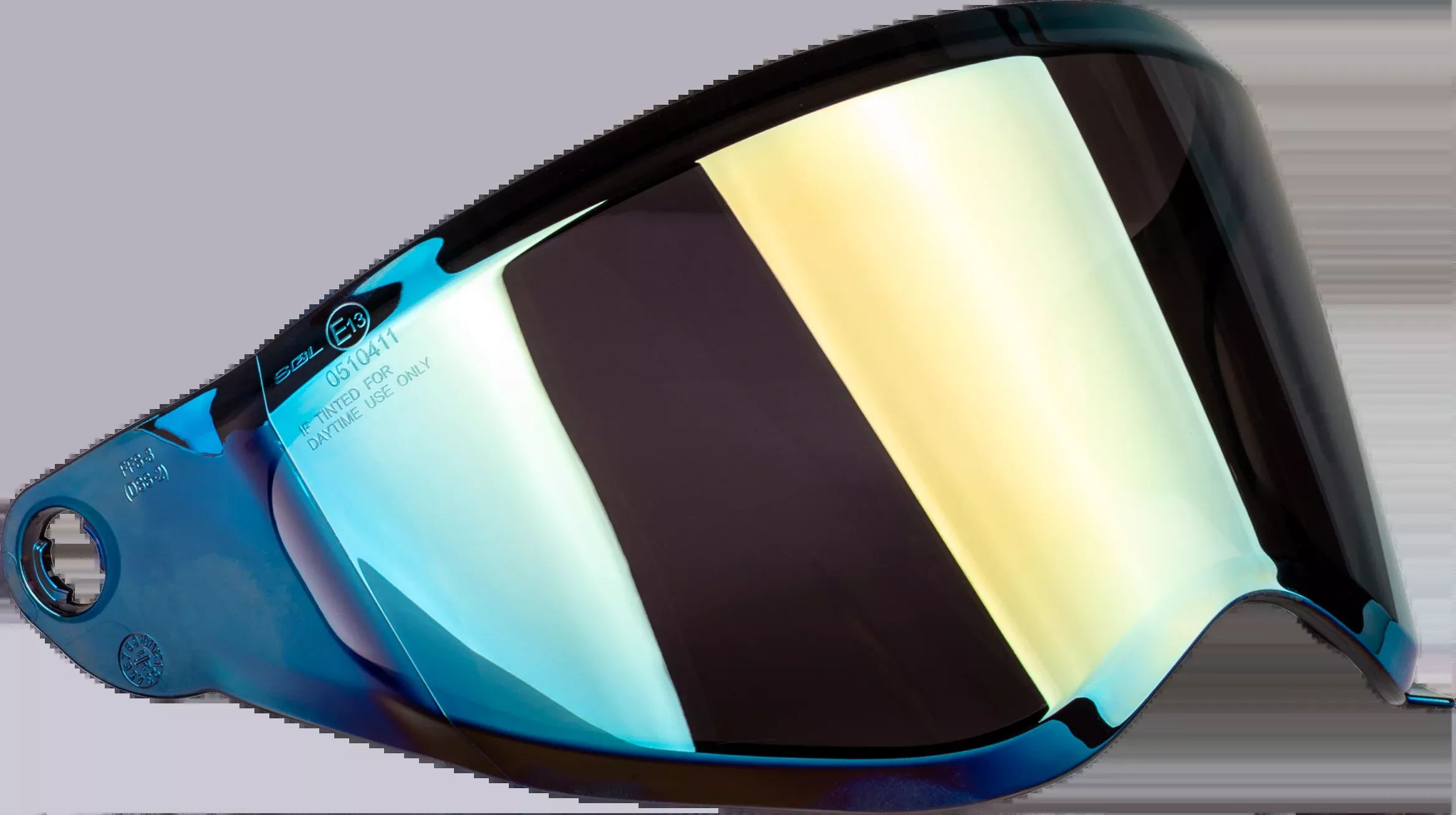 Fly Racing Trekker Helmet Face Shield Gold Iridium-73-88551