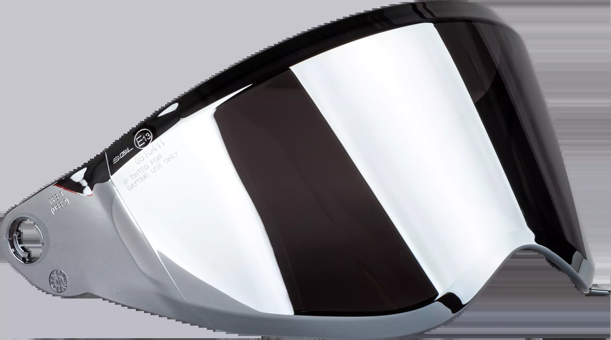 Fly Racing Trekker Helmet Face Shield Silver Iridium-73-88554