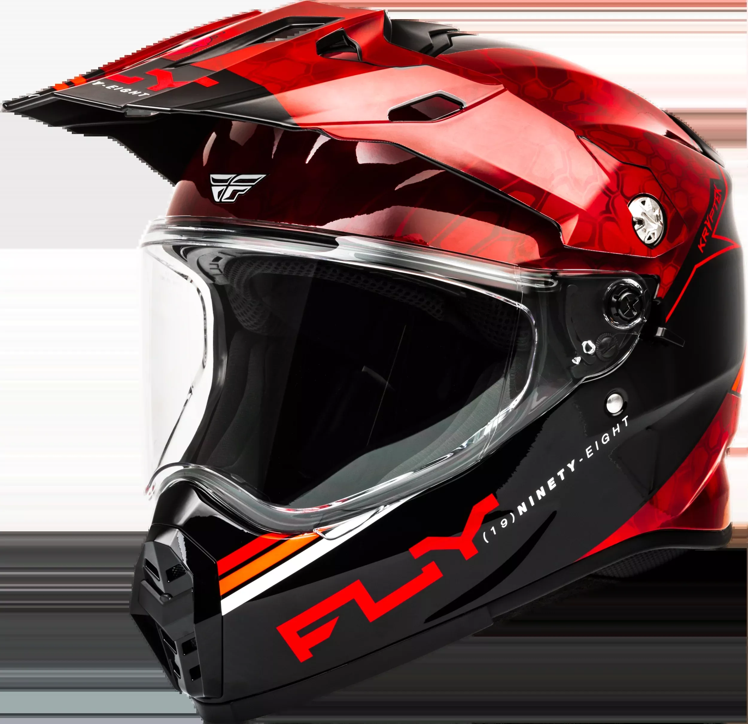 Fly Racing Trekker Kryptek Conceal Helmet Red/Black Xs-73-7029XS