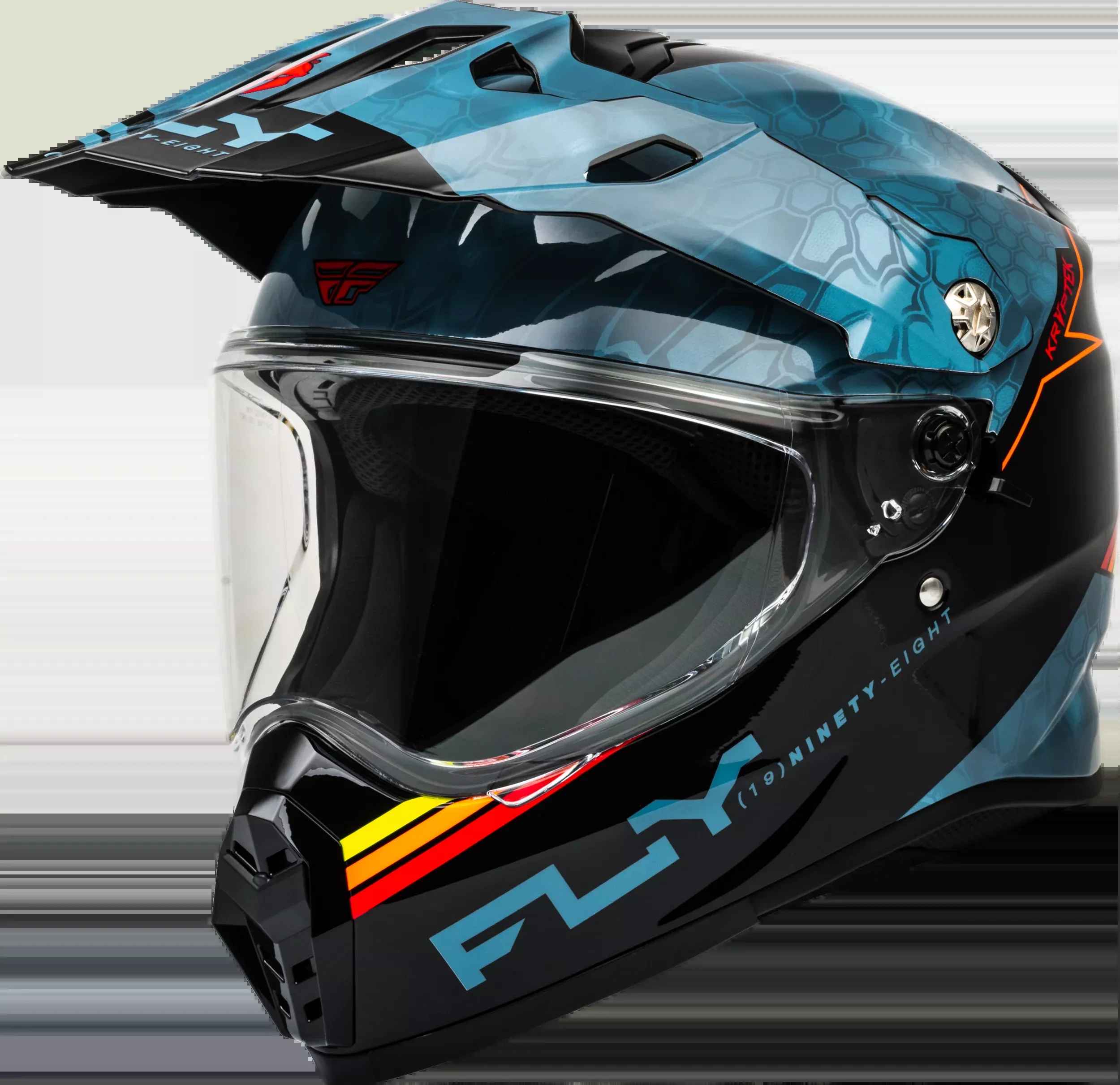 Fly Racing Trekker Kryptek Conceal Helmet Slate/Black/Red Sm-73-7030S