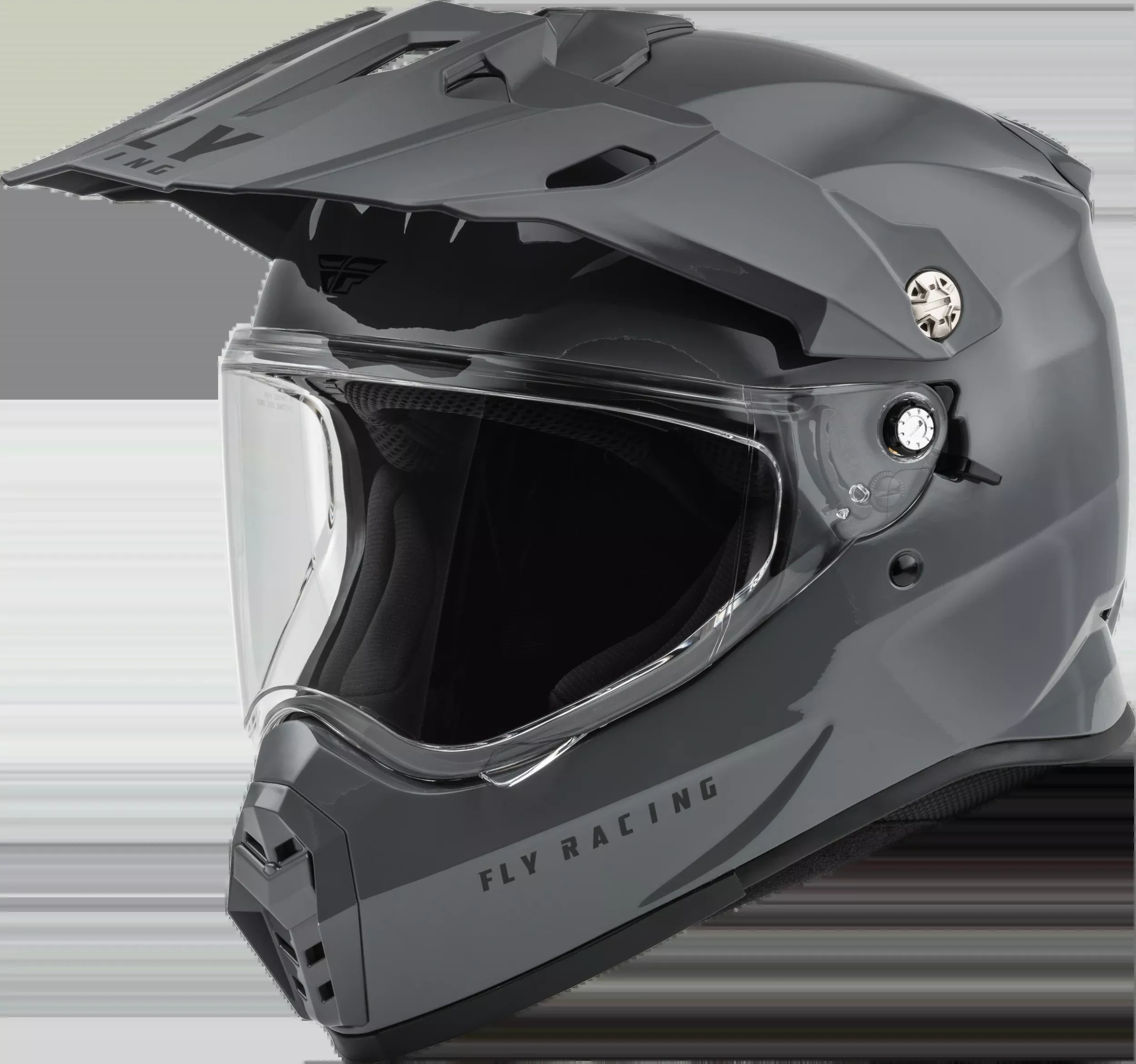 Fly Racing Trekker Solid Helmet Grey Md-73-7035M