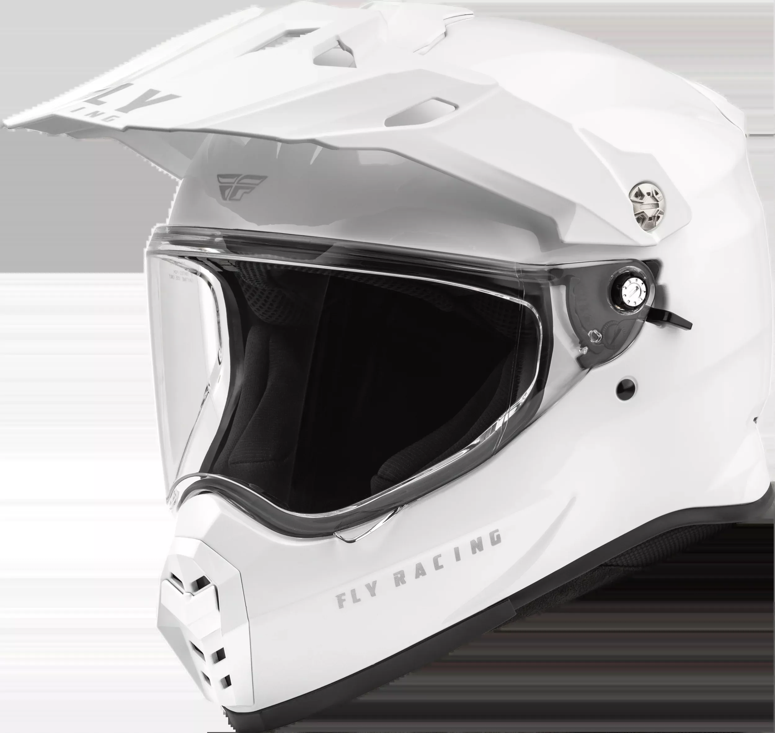Fly Racing Trekker Solid Helmet White Xs-73-7037XS